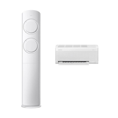 [Samsung] AI Q9000 Air Conditioner 2-in-1 62.6㎡ + 18.7㎡ (19 pyeong + 6 pyeong) (Free Basic Installation) Rental