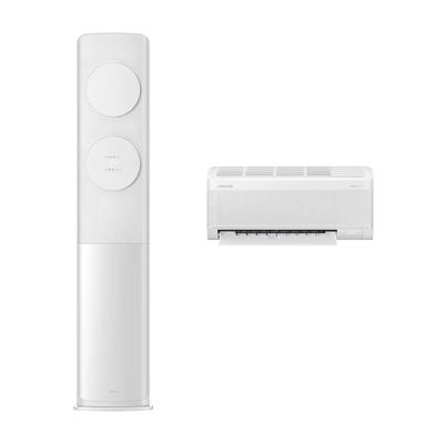 [Samsung] AI BESPOKE WindFree Air Conditioner 2-in-1 56.9㎡ + 18.7㎡ (17 pyeong + 6 pyeong) (Free Basic Installation) Rental